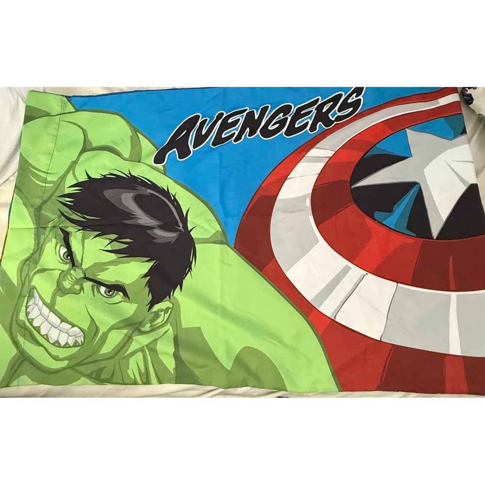 Marvel Avengers Twin Sheet Set 3 Pc Hulk Captain America Iron Man Jay Franco